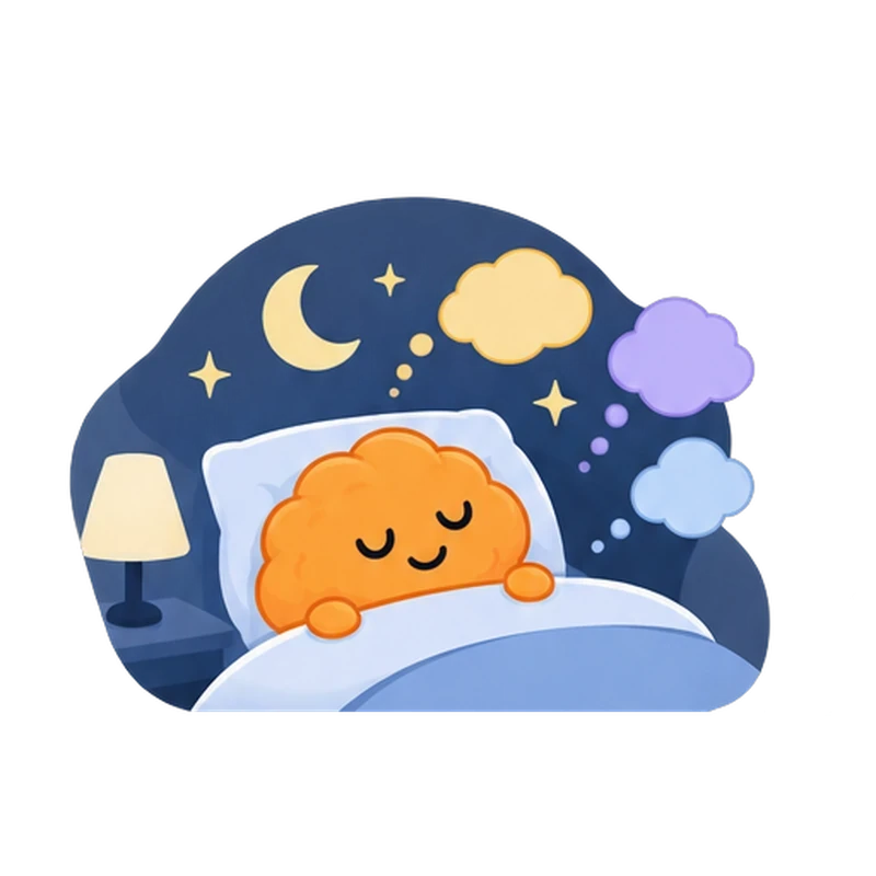 Au coucher, les pensées reviennent les unes après les autres.